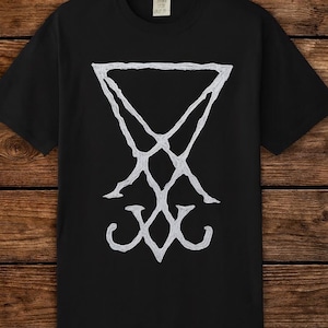 Sigil of Lucifer Graphic T-Shirt: Unisex Occult Gothic Fashion