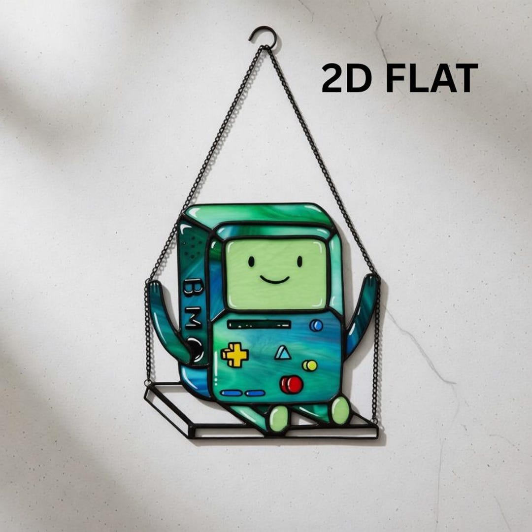 Adventure Time BMO Resin Suncatcher - Cute Video Game Console Window ...