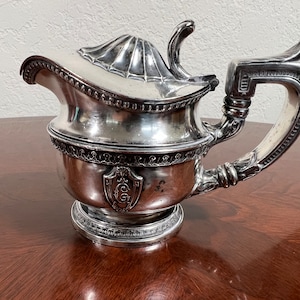 COMMODORE HOTEL CREAMER Hotel Silver Plate Antique 1917 New York City