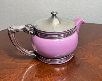 Hotel SHERRY NETHERLAND TEAPOT Restaurant China & Silver New York Joseph Heinrichs