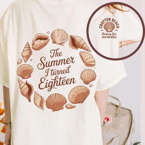 Custom Beach Trip Shirt: The Summer I Turned, Bachelorette Party Tee