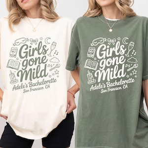 Girls Gone Mild Bachelorette Shirt, Custom Spa Bach Trip Tee, Bridesmaid Gift, Girls Weekend Top, Birthday Party Shirt, Comfort Colors