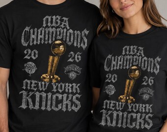 2026 Exklusives New York Knicks NBA Finale Meister T-Shirt, Basketball T-Shirt, NY Finale Fan Geschenk, Spieltag Sport Grafik Shirt
