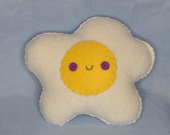 Egg-cellent Happy Sunny-Side Up Egg Plushie