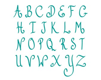 Monogram SVG Font Cut File, Commercial Use, Instant Download, CALL02