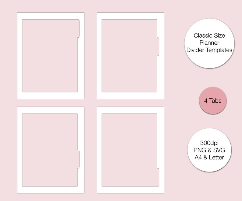 happy-planner-divider-templates-classic-size-4-side-tabs-etsy