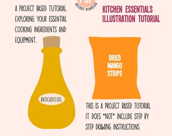 Food Illustration Tutorial | Art Tutorial | PDF Guide