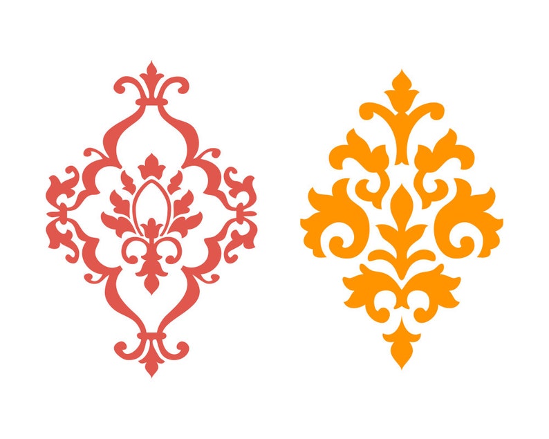 Download Damask SVG Cutting File Commercial Use INSTANT DOWNLOAD | Etsy