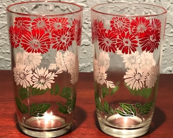 2 Vintage Juice Glasses