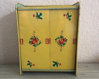 antique metal doll furniture