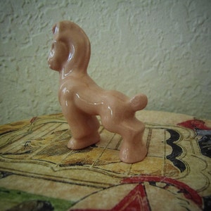 Small Art Deco Pink Horse image 3