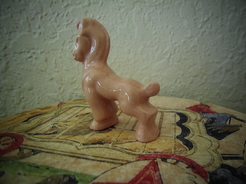 Small Art Deco Pink Horse image 3