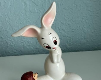 Vintage Goebel Big Eyed Bunny & Hedgehog