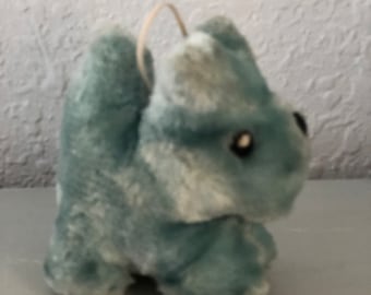 Vintage Bantam Plush Dog Rattle
