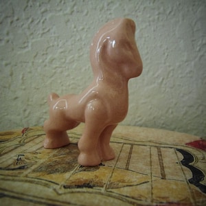Small Art Deco Pink Horse image 1