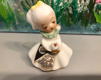 Beautiful Little Figurine Brandy Decanter from Italy