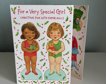 Hallmark Christmas Card Paper Dolls