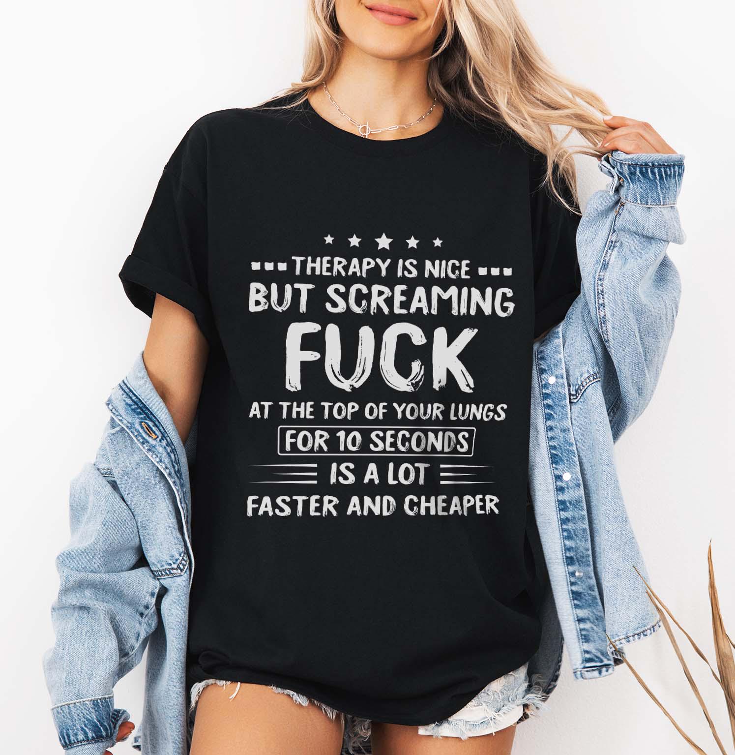 Funny Mental Health Quote Design | Therapy Alternative (digital