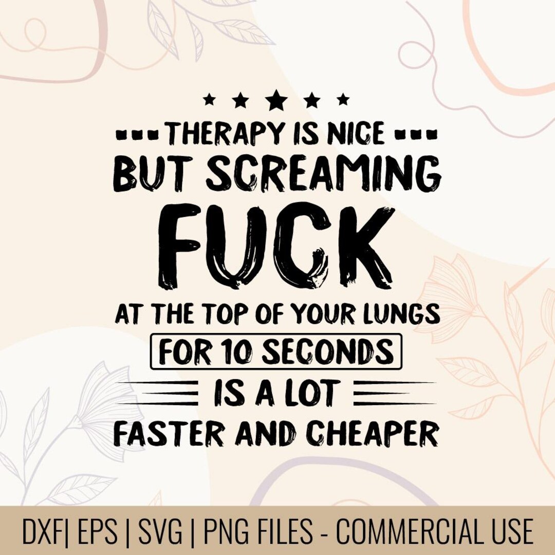 THERAPY IS NICE..BUT SCREAMING FUCK ポスター il_1080xN.7412892795_jua9.jpg