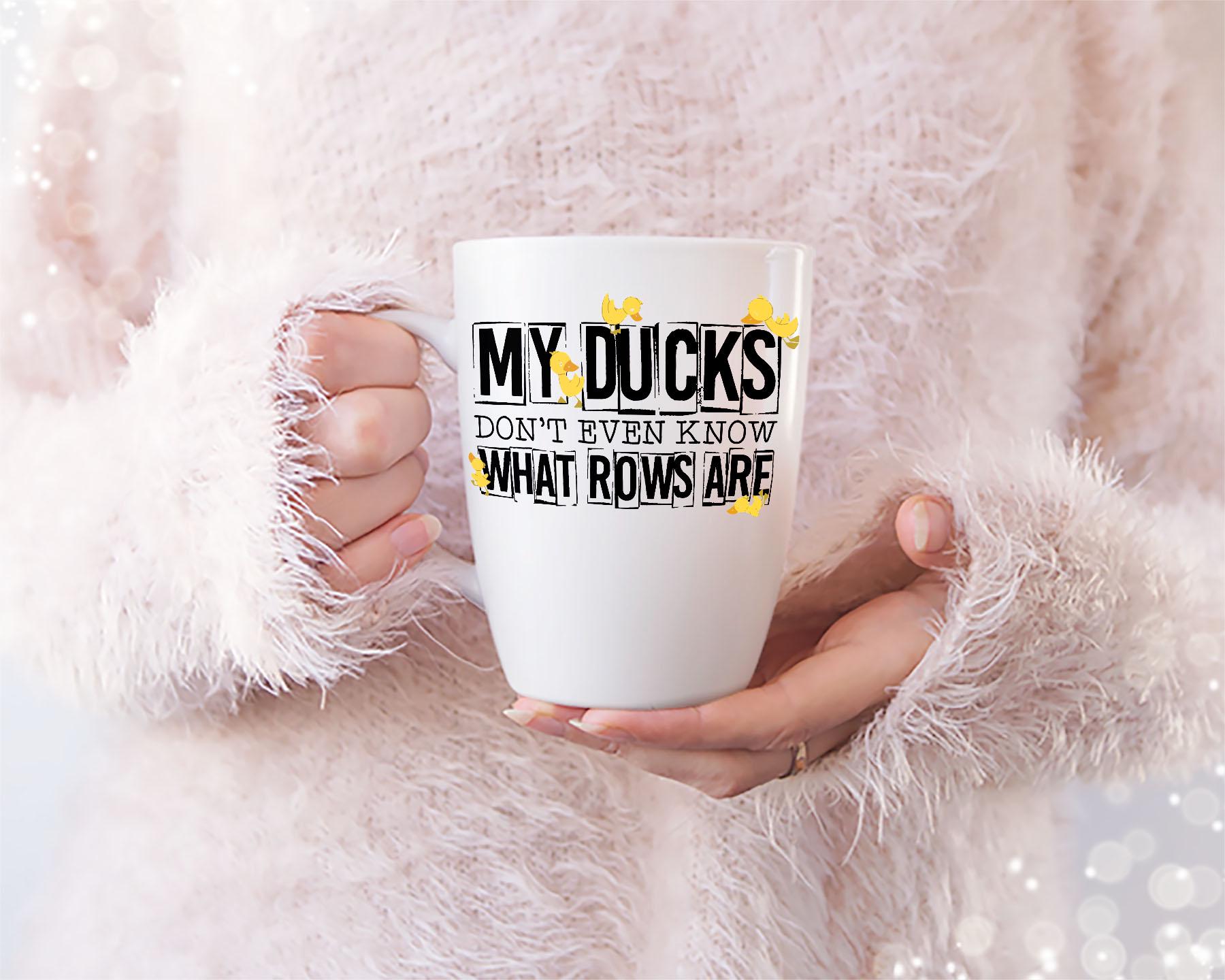 Ducks in A Row Sarcastic Quote SVG | Funny Duck Tee Design