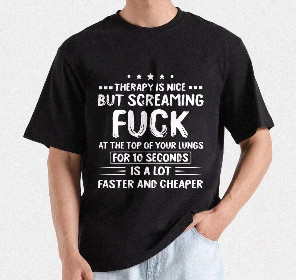 Funny Mental Health Quote Design | Therapy Alternative (digital