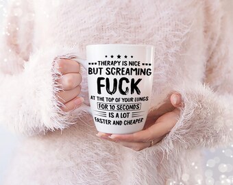 Funny Mental Health Quote Design | Therapy Alternative (digital