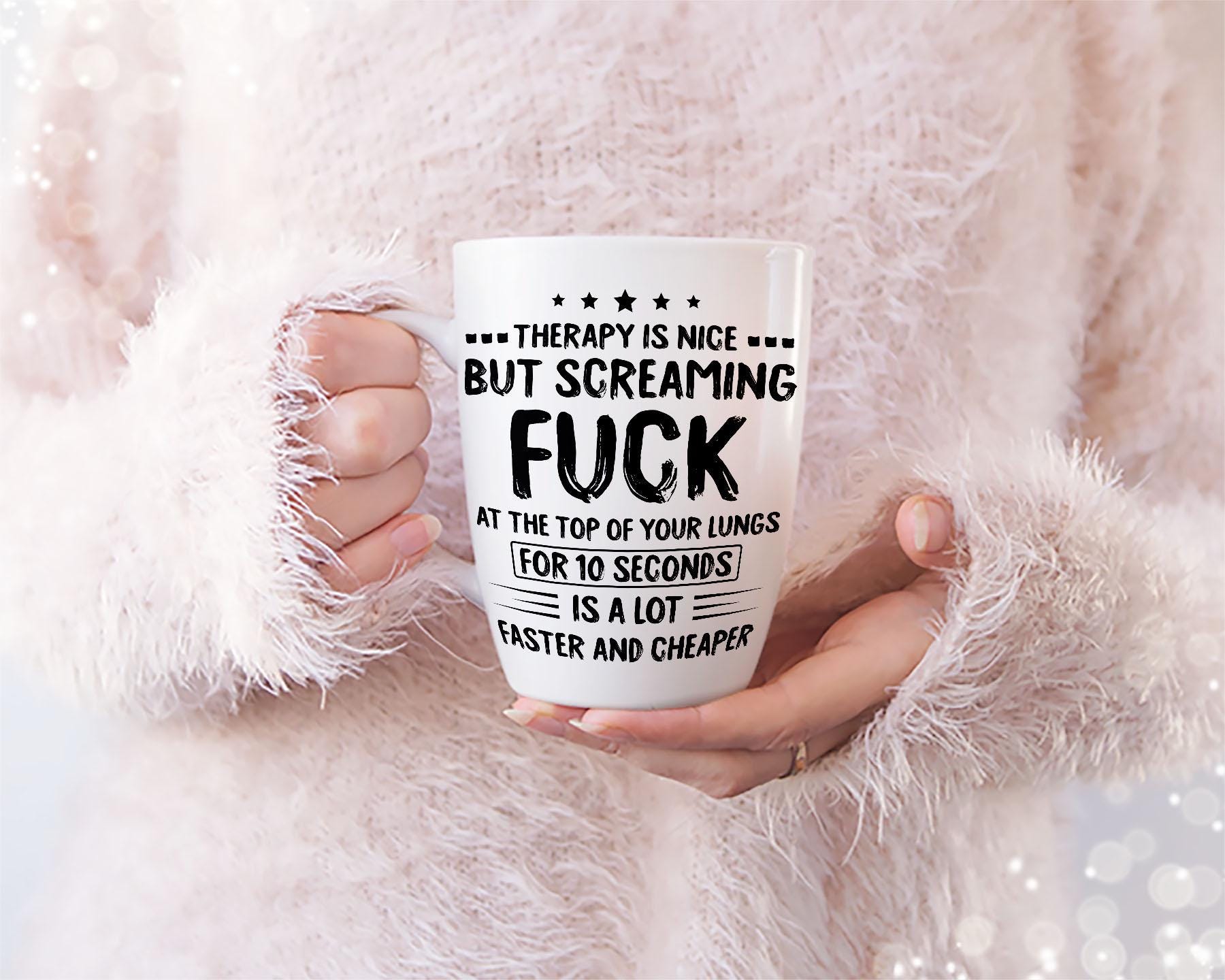 Funny Mental Health Quote Design | Therapy Alternative (digital