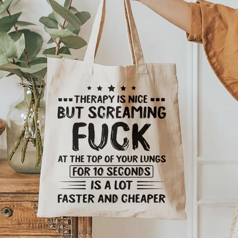 Funny Mental Health Quote Design | Therapy Alternative (digital