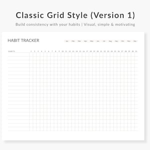 Consistency Calendar.pdf Printable Monthly Habit Tracker: 2 Styles, Undated (US Letter PDF ...