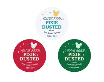Christmas Personalized Pixie Dust Stickers: Merrytime Cruises