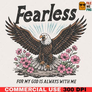Vintage Eagle Bible Verse PNG, Christian Sublimation T-Shirt Graphic Digital Download