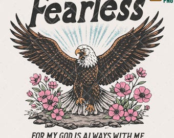 Vintage Eagle Bible Verse PNG, Christian Sublimation T-Shirt Graphic Digital Download