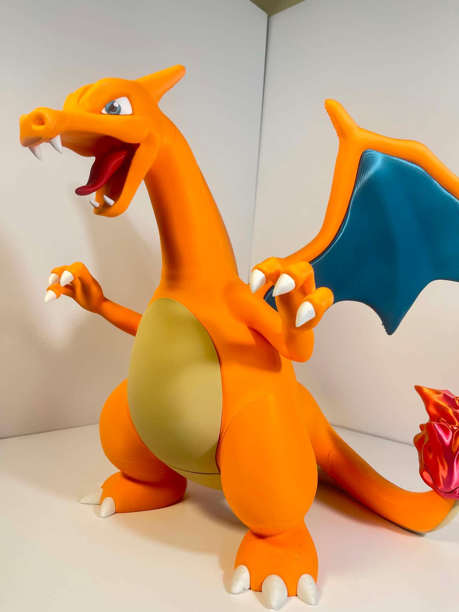 Charizard Collection Box Statue 20” Large Charizard Statue |3D Printed Pokémon Figure | High Quality 5 ...