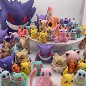 Fan-Made Monster Toy Bundle – Set of 10 Handmade Figures | Collector Display Gift | 3D Printed Art Toy Set