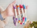 Beaded Friendship Bracelet Dog Collar: 7 Color Styles, Sizes XS-XXL, Perfect Gift for Dogs, Durable Leather Buckle, showgirl dog costume