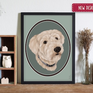 Retrato de mascota personalizado, regalo para amantes de las mascotas, retrato conmemorativo, impresión de mascota personalizada