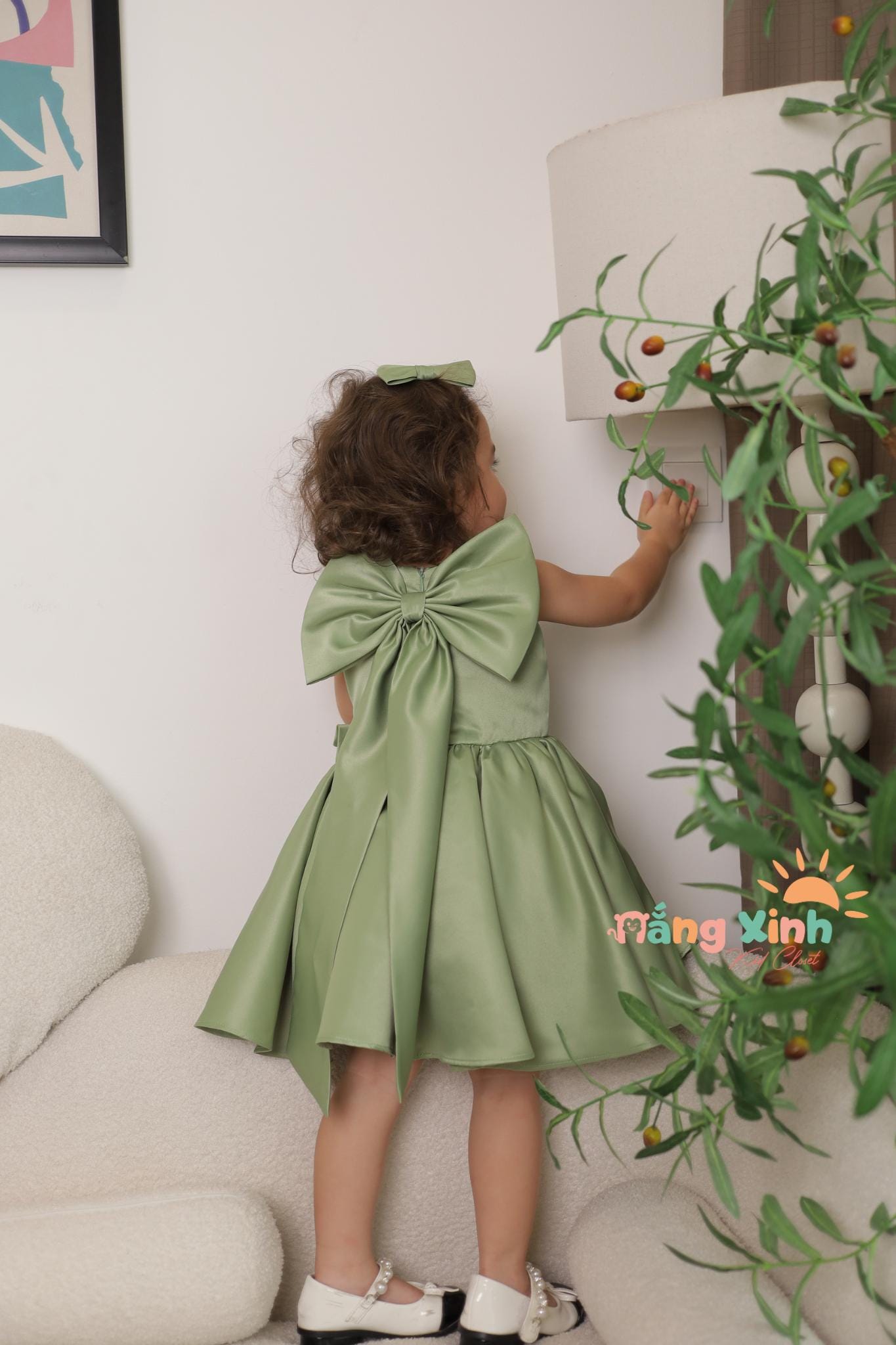 Olive Green Toddler Dress - Etsy