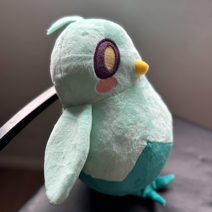 Lil’ Ghoulies #1: Ralph the Ghost Bird Plushie – Soft Spooky Toy – Grimsville Series