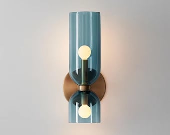 Luxury Creative Glass Wall Sconce: Nordic Minimalist LED Wall Lamp