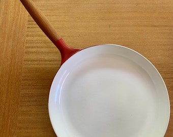 Copco 12" Skillet in Orange Flame with Teak Handle