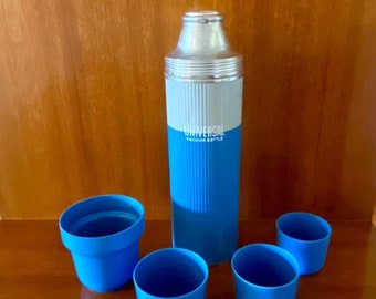 Universal Vacuum Insulated Thermal Bottle with 4 Cups