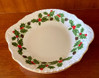 Royal Grafton Noel Embossed Handled Bon Bon Dish