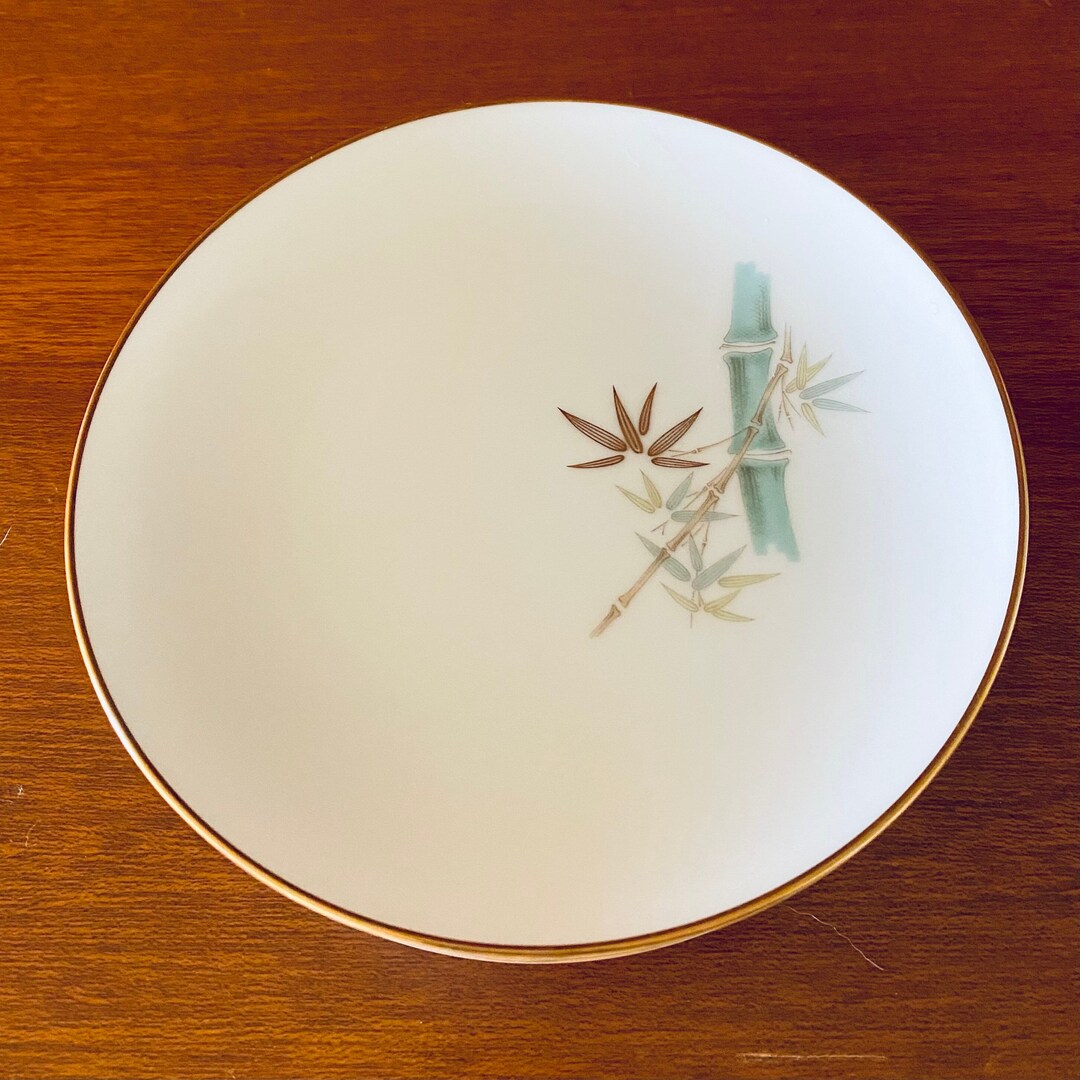 Noritake Bread & Butter Plates in Oriental Pattern Set of 4 Etsy