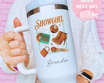 Showgirl Era Personalized Cup, Showgirl Era Tumbler, Showgirl Gift, Personalized Showgirl Cup, Showgirl Birthday, Showgirl Party