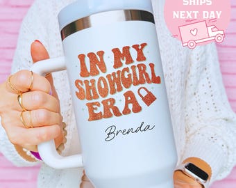Showgirl Era Personalized Cup, Showgirl Era Tumbler, Personalized Showgirl Cup, Showgirl Era Birthday, Custom Name Cup, Showgirl Era Party
