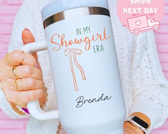 Showgirl Era Personalized Cup, Custom Name Tumbler, Showgirl Era Party, Bachelorette Party Cup, Personalized Showgirl Cup