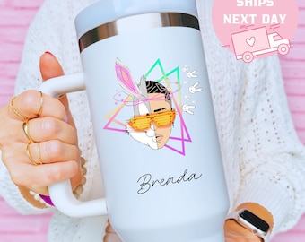 Bad Bunny Inspired Tumbler, Personalized Music Fan Cup, Un Verano Sin Ti Gift, Benito Merch, Custom Name Tumbler, Trendy Gift Idea
