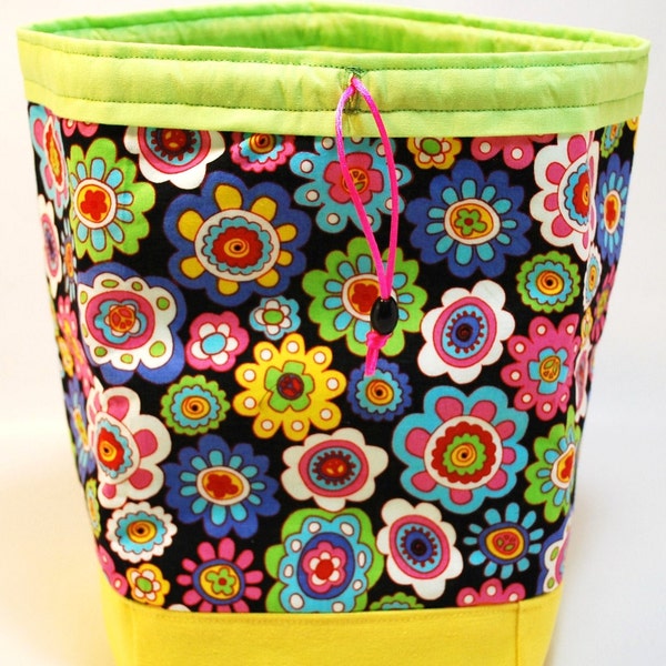 Funky Floral Project Bag