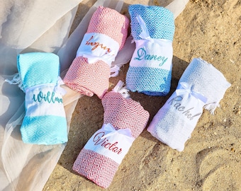 Personalized Turkish Towel: Bachelorette Party Gift