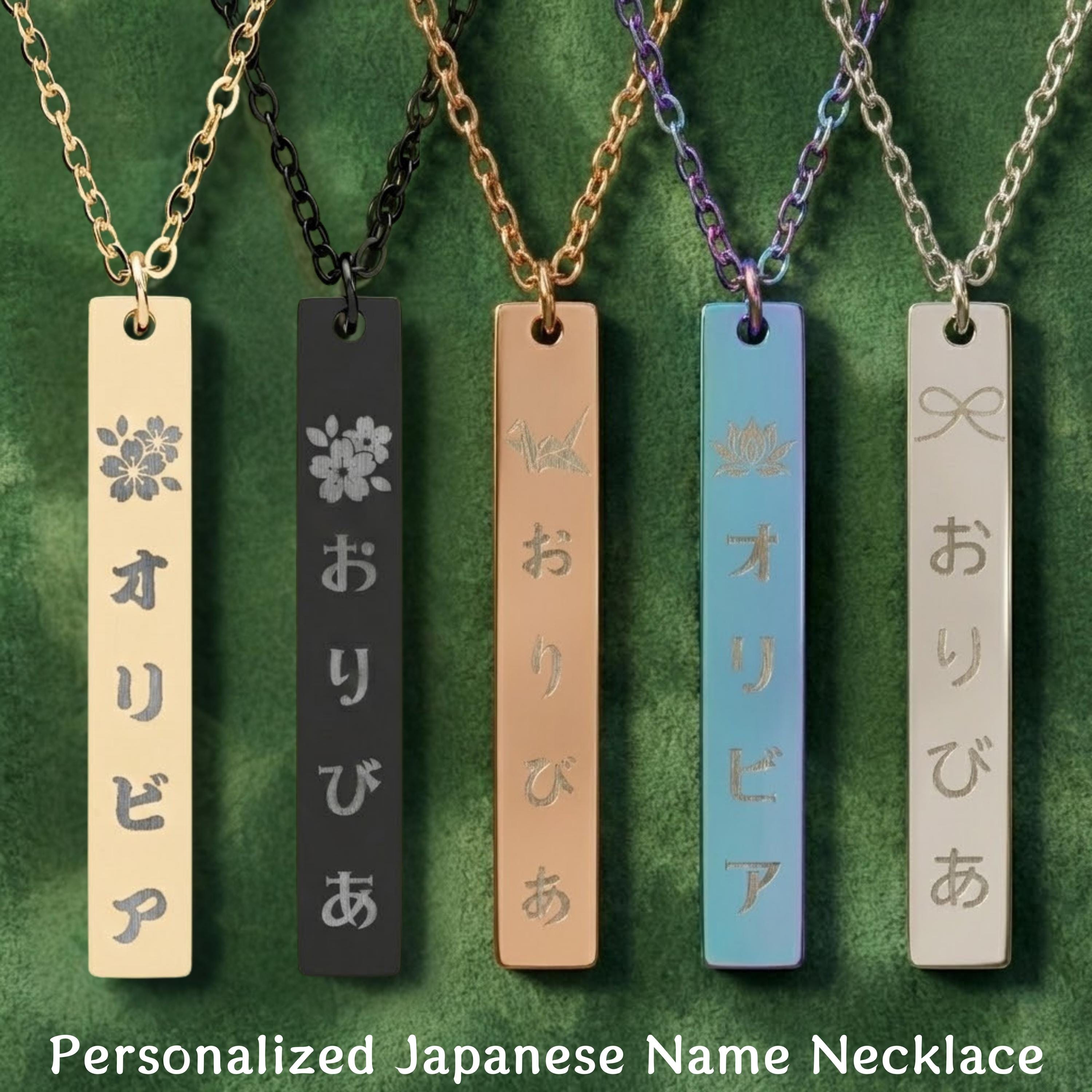 ひらがなネックレス - Etsy 日本